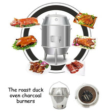 INTBUYING Stainless Steel Duck Roaster Oven Silver