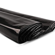GDMING Flexible Pond Liner, 0.12mm Thickness Pond Skins, PVC Impermeable Plastic Sheeting Waterproof Screen Cloth for Fish Pond Garden Pools, 60 Sizes (Color : Black, Size : 8x20m)