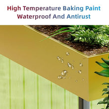 Large Metal Iron Planters, Deck Rail Plant Boxes with Hook, Hanging Flower Pot Planter for Railing, Rectangular Plant Rack for Indoor Outdoor Railing(Black)