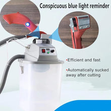 Eoweiot Automatic Fabric Trimming Machine Single Heads Electric Brushless Thread Trimmer Stepless Speed Regulation with 30l Square Bucket