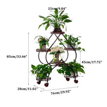 Plant Stand Indoor Outdoor Metal 6 Tier Plant Shelf For Plants Multiple Corner Tiered Planter Shelf Simple Creative Display Rack Iron Potted Flower Pot Holder Stands For Patio Balcony Garden