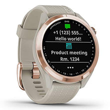 PlayBetter Garmin Approach S42 Women's Golf GPS Watch Rose Gold/Light Sand
