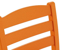 POLYWOOD® La Casa Café Bar Set, Tangerine/White
