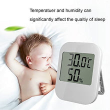 Digital Thermometer Hygrometer Electronic Room Humidity Meter Temperature Measure Instrument for Home Office