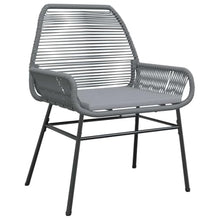 FUDUGEHMIOFWFJJ Grey Poly Rattan Garden Dining Set 5 Pcs with Cushions, Outdoor Patio Furniture Set for 4 Person, Modern All Weather Rattan Table and Chairs with Tempered Glass Top, Easy Assembly
