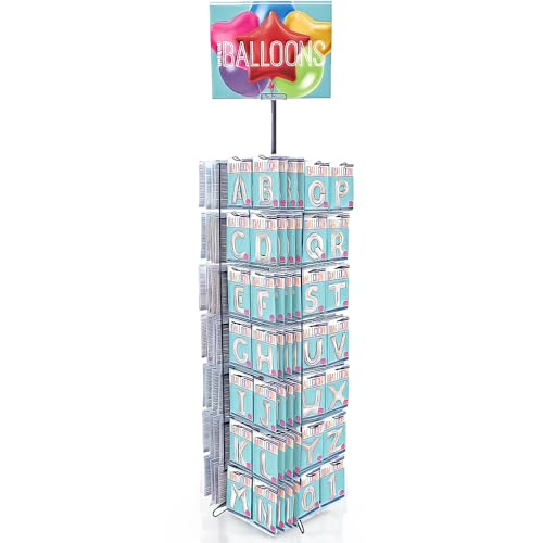 Unique Black Plastic Balloon Spinner Rack 6x9.5 Inch Multicolor