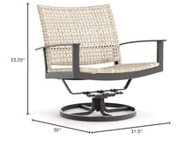 Winston Jasper Swivel Rocker Lounge Chair