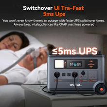 Portable Power Station,6000Wh LiFePO4 Battery, Solar Generator for Outdoors