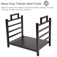 WXPWAMZ Outdoor Firewood Rack With Tote Bag, Heavy Duty Steel Tubular Lumber Storage For Fireplace, Fire Pit & Garden