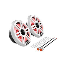 Rockford Fosgate M2-8H 8” 2-Way Marine Speakers with Multicolor LED Lights - White
