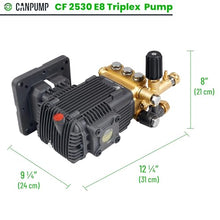 Canpump CF 2530 E8 : 2500 psi 3.0 gpm, 1-1/8 in Shaft Pressure Washer Pump