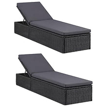 DYRJDJWIDHW Outdoor Furniture,Patio Chairs,Outdoor Patio Furniture Set,9 Piece Patio Dining Set Poly Rattan BlackSuitable for Patio, Garden, Gazebo Low