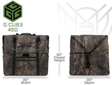 Xtreme Sight Line ~ G CUBƎ 450 Faraday Bag for Large Generators and Electronics ~ Protects Against EMP/CME/EMF/RF ~ Diamond Form Farday Lined Interior ~ Backwoods Camo