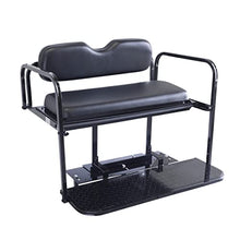 Buggies Unlimited Club Car Precedent Golf Cart Rear Flip Seat Kit Black