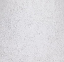 MPG Planters Oyster White Stone Round Plaster Outdoor Bistro/Umbrella Table