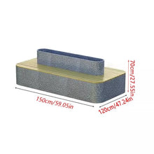 PQWADCBVGX Park Bench Outdoor Imitation Terrazzo Flower Box Seats, Benches, Outdoor Flower Bed Combinations, Commercial Street Square Restaurants Patio Benches(A)