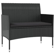 KPOUTRFG 8 Piece Outdoor Lounge Set with Rectangular Patio Seating Made of Weather Resistant PE Rattan Furniture for Garden and Terrace