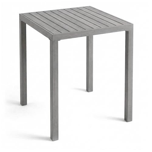 Martha Stewart Bedford 35.5" Patio Bar Height Table, Gray