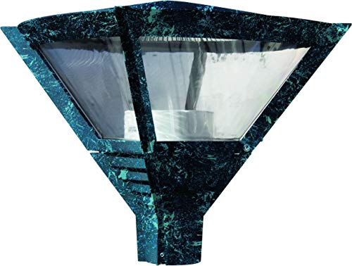 Dabmar Lighting GM564-VG Large Post Top Fixture, 100W Hps/De 120V, Verde Green Finish