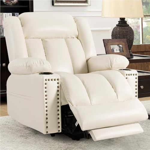 KTYUERGHK Large Power Lift Recliner with Heated Massage & USB-C for Elderly