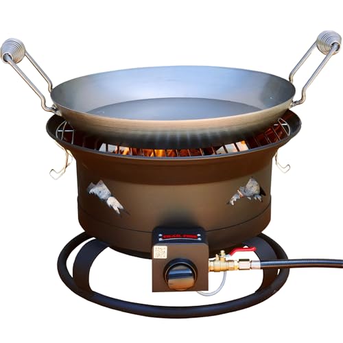 Trail Fire 4-in-1 Portable Propane Camp Grill & Fire Pit