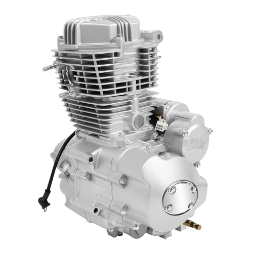 4-Stroke Single Cylinder Engine， 2-in-1 Electric & Foot-Operated Start CDI Electronic Ignition Gas Powered Multi-Use Engine Easy Installation Low fuel consumption for 200cc 250cc ATV Models