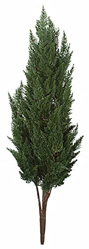 Autograph Foliages 8 ft. Polyblend Outdoor Cypress Tree Green