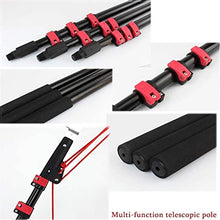 Manual Pruner Cutter Set,24ft/7.2m Profession Telescopic Tree Pruner, Tree Lopper Telescopic with Pull Cord,Tree Loppers Pruners & Saw Extendable Bypass Garden Tools Lopper