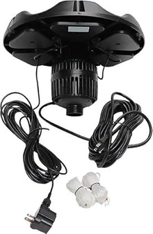 EasyPro Pond Products Starburst Mini Floating Fountain with LED Light Set Crystal