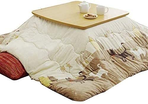UMJIGF Heating Table Tatami kotatsu Table kotatsu Table with Heater and Blanket Table Washable kotatsu futon Household Lazy Set Japanese kotatsu,