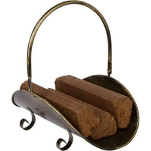 IEDFHJU Firewood Rack Wrought Iron Firewood Storage Rack Organizer