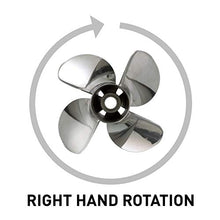 Quicksilver Q4 14.6" Stainless Steel Propeller 4-Blade Right Hand Rotation