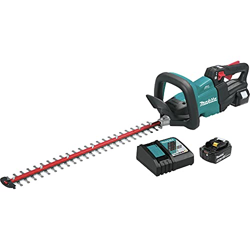 Makita XHU07T 18V LXT Lithium-Ion Brushless Cordless 24" Hedge Trimmer Kit (5.0Ah),Teal