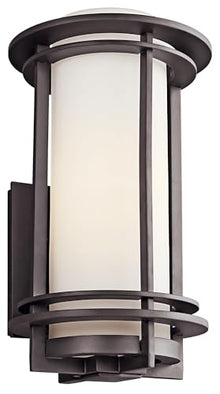 Kichler Pacific Edge 16" 1 Light Outdoor Wall Light Architectural Bronze