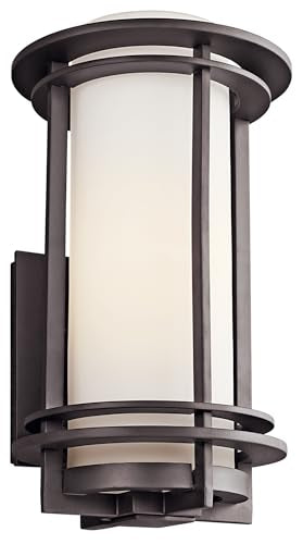 Kichler Pacific Edge 16" 1 Light Outdoor Wall Light Architectural Bronze