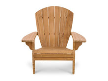 Douglas Nance Solid Teak Key Wester Adirondack Chair Natural