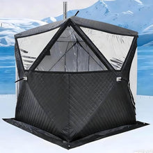 Insulated Ice Fishing Tent for 3-5 People, Sauna Tent