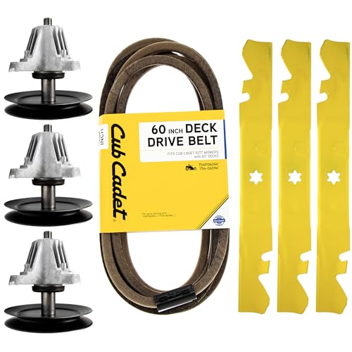 CUB CADET Xtreme Blade Spindle Belt Kit Ultima ZT2 ZT3 60 742P05620-X 918-04822B 754P06094