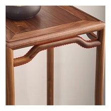 WOAITIANTIAN Vase Stand Chinese Style Black Walnut Bonsai Base, Living Room Floor Standing Wood Planter Stand