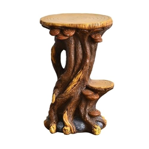 WOAITIANTIAN Vase Stand Home Decoration Creative Floor Display Base, Imitation Root Carving Plant Stand