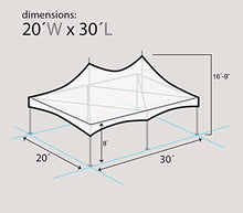 TentandTable 20' x 30' Premium High Peak Frame Party Tent, White Top