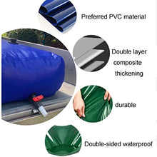 High Capacity Outdoor Water Bladder ,Soft Drought Water Bag Collapsible Water Bladder Tanks Container,RV,Camping Accessories Summer Solar Shower Bag WMEIE ( Color : Blue , Size : 1.5x1.2x0.6m(1000L) )