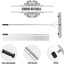 Snow Shovels Professional Snow Shovel, 21 Ft Extendable Snow Shovels for Snow Removal with 5 Poles, Snow Shovel for Car Roof
