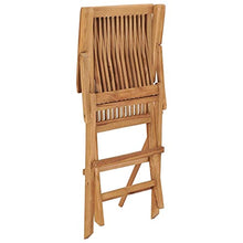 RJPLMFV Folding Patio Chairs 6 pcs Solid Teak Wood Outdoor Chairs Balcony Chair Deck Chairs for Gardens, courtyards