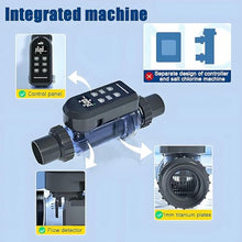 KFJZGZZ Salt Chlorine Generator, Salt Water Pool Chlorinator System with Smart App Control, Chlorinator for Inground Pool, Salt Cell for Pool