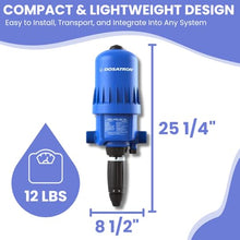 DOSATRON D40MZ2 D40MZ2VFII Water-Powered Chemical Injector Dosing Pump | 40 GPM | 0.2%-2% Dilution | 2.2-40 GPM Flow Range | 1 1/2" NPT | Irrigation Livestock Industrial Applications