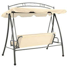 GBCDSWBR Convertible Swing Bench - 78x47.2x80.7 in. Outdoor Bed Seat Sand