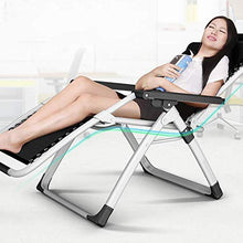 Renovation House Chairs Lounge Chairs Folding Zero Gravity Reclining Outdoor Lounge Patio Chairs Adjustable Folding Recliner for Deck Patio Beach Yard Pack Durable (Color : Without mattress)