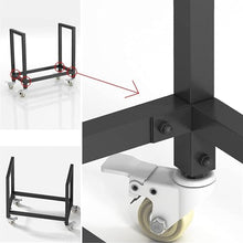WXPWAMZ Store Firewood Rack for Indoor Heavy Duty Steel Wood Rack for Firewood With Wheels Black Metal Coated Firewood Log Holder