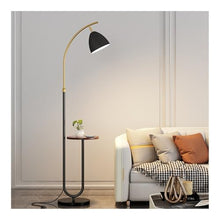 LUYOUBOZHU Floor Lamp Dimmable Floor Lamp with LED Bulb for Bedroom, Living Room, Office(Gold)